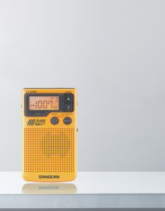 Sangean DT-400W (r) Dt-400w Digital Amfm Pocket Radio With Weather Ale