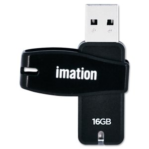 Imation 27125 Swivel Flash Drive - Usb Flash Drive - 16 Gb - Usb 2.0