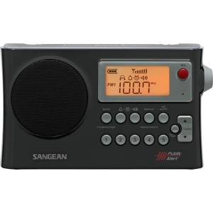 Sangean PR-D4W (r) Pr-d4w Amfm Weather Alert Portable Radio