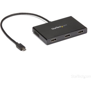 Startech 2HA942 3-port Multi Monitor Adapter - Usb-c To Hdmi Video Spl