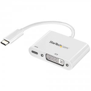 Startech 2CN572 Usb C To Dvi Adapter With 60w Power Delivery Pass-thro