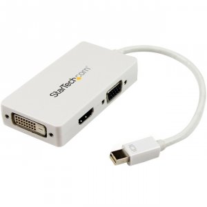 Startech VM2983 Travel Av Adapter: 3-in-1 Mini Displayport To Vga Dvi 