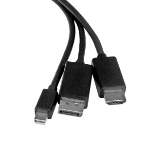 Startech DPMDPHD2HD 2m 6 Ft Hdmi, Displayport Or Mini Displayport To H