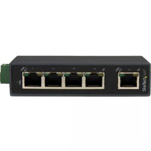 Startech ZA1556 5 Port Industrial Ethernet Switch - Din Rail Mountable