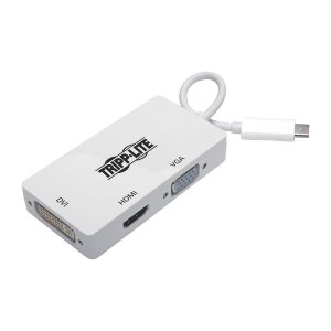 Tripp U444-06N-HDV4K Usb C To Hdmi - Dvi - Vga Multiport Adapter 4k Us