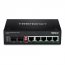 Trendnet TI-PG62 6-port Hardened Industrial Gigabit Poe+ Din-rail Swit