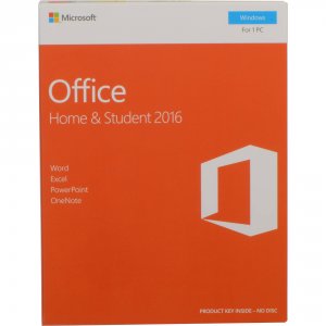 Microsoft 3F5610 Office 2016 Home  Student - 1 Pc - Non-commercial, Me