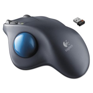 Logitech DN7052 M570 Wireless Trackball Mouse - Laser - Wireless - Rad