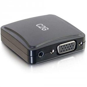 C2g 41410 Vga To Hdmi Adapter Converter -  Vga + 3.5mm Audio To Hdmi A