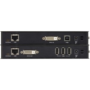 Aten CE610A Usb 2.0 Dvi Hdbaset Kvm Extender Up To 300 Ft