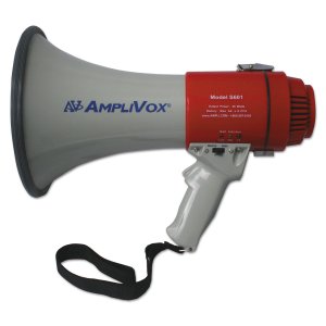 Amplivox S601R (r)  Mity-meg 15-watt Megaphone (li-ion Compatible)