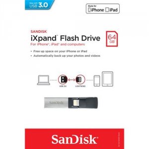 Western 4T7051 Sandisk Ixpand Flash Drive For Iphone And Ipad - 64gb -