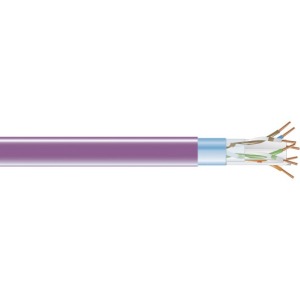 Black EVNSL0619A-1000 Cat6 Shielded 400-mhz Solid Bulk Cable (