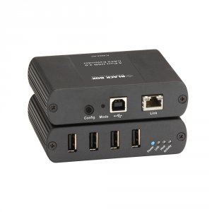 Black IC400A-R2 Usb 2.0 Extender - Catx, 4-port, 45 Day Standard Retur