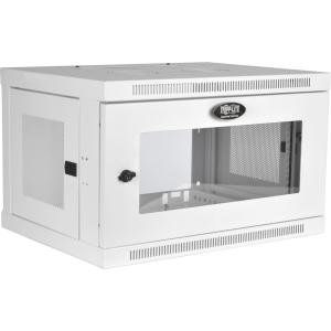 Tripp  6u Wall Mount Rack Enclosure Server Cabinet White W- Acrylic Gl