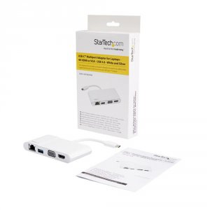 Startech 9W3122 .com Usb-c Multiport Adapter 4k Hdmi Vga Gbe Usb 3 - W