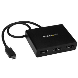 Startech MSTCDP123DP 3-port Multi Monitor Adapter - Usb-c To Displaypo