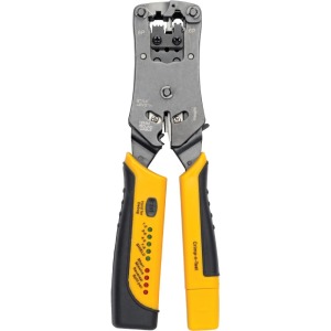 Tripp 5JU919 Rj11rj12rj45 Wire Crimper With Built-in Cable Tester