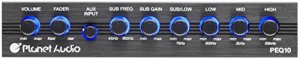 Planet PEQ10 (r)  Half-din 4-band Graphic Equalizer