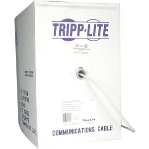 Tripp 4Q2606 1000ft Pvc Cmr Cat5e Cat5 Solid Utp Bulk Cable White 1000