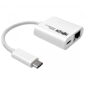 Tripp 4Q2584 Usb-c To Gigabit Ethernet Network Adapter W- Usb-c Chargi