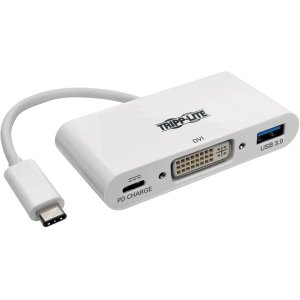 Tripp U444-06N-DU-C Usb C To Dvi Multiport Video Adapter Converter W- 