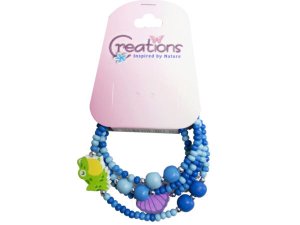 Bulk DD364 Creation Frog Themed Wrap Bracelet