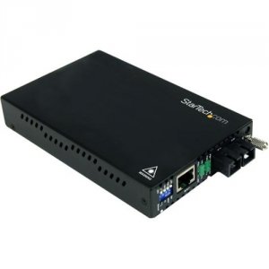 Startech PG5605 10100 Mbps Single Mode Fiber Media Converter Sc 30 Km 