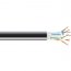 Black C6ABC50-BK-1000 1000ft Cat6a 650mhz Solid Bulk