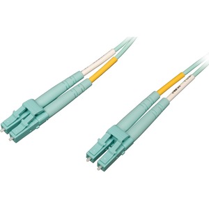 Tripp  10gb-100gb Duplex Multimode Lc-lc Om4 Aqua Fiber Patch Cable 15