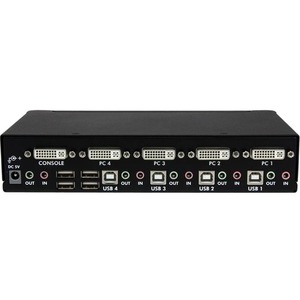 Startech SV431DVIUAHR 4 Port High Resolution Usb Dvi Dual Link Kvm Swi