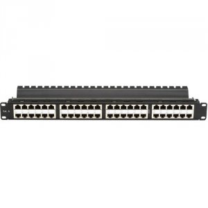 Black JPM816A-HD Spacegain Cat6 High-density Feed-through