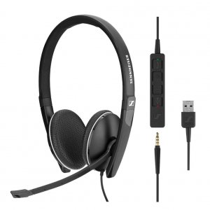 Demant 508317 Wired Binaural Uc Headset With 3.5 Mm Jack And Usb Conne