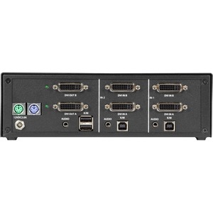 Black SS2P-DH-DVI-U Secure Kvm Switchdh2-port,