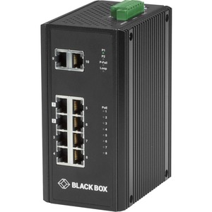 Black LPH3100A 10p Fast Eth Ind Sw Poe+