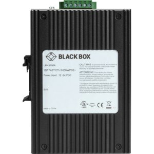 Black LPH3100A 10p Fast Eth Ind Sw Poe+