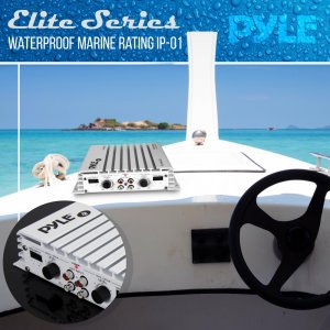 Pyle PLMRA400 Hydra Series Waterproof Marine Class Ab Amp (400 Watts44