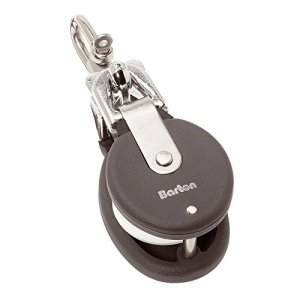 Barton 90 402 Snatch Block Wstainless Steel D Shackle - 20mm Sheave Wi