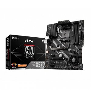 Msi X570APRO Mb  Amd X570 Am4 128gb Ddr4 Hdmi Sata Pcie Atx Retail