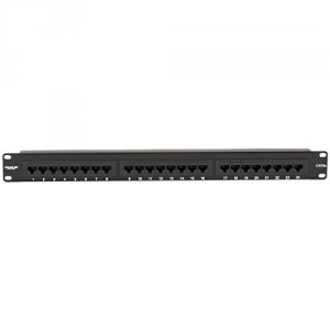 Black JPM111A-R5 Cat5e Econo Patch Panels, 24-port, 1u, U