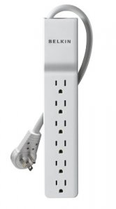 Belkin BE106001-06R 6 Outlet Surge Protector, 6 Ft. Cord