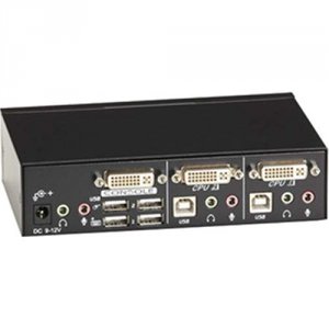 Black KV9612A Servswitch Dt Dvi 2-port With Emulated U