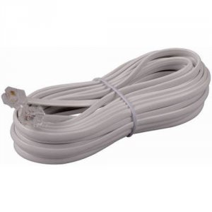 Acer TP243WHR Rca  White Phone Line Cord (25ft)