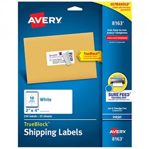 Avery 08163 Averyreg; Trueblock Shipping Labels - Permanent Adhesive -