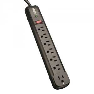 Tripp  Surge Protector Power Strip Tl P74 Rb 120v Right Angle 7 Outlet