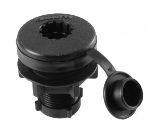 Scotty 444-BK Scotty Compact Threaded Round Deck Mount