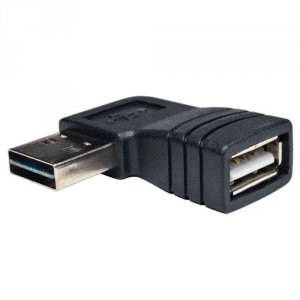 Tripp  Usb 2.0 High Speed Adapter Reversible A To Right Angle A M-f - 