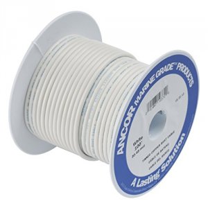 Ancor 106910 White 12 Awg Tinner Copper Wire - 100'