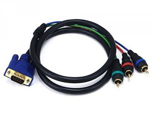 Monoprice 2170 Vga To 3 Rca Cpnt Video Cable 6ft