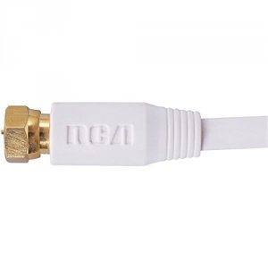 Voxx NWPET-RCAVH606WHR Rca(r) Vh606whr Rg6 Coaxial Cable (6ft; White)